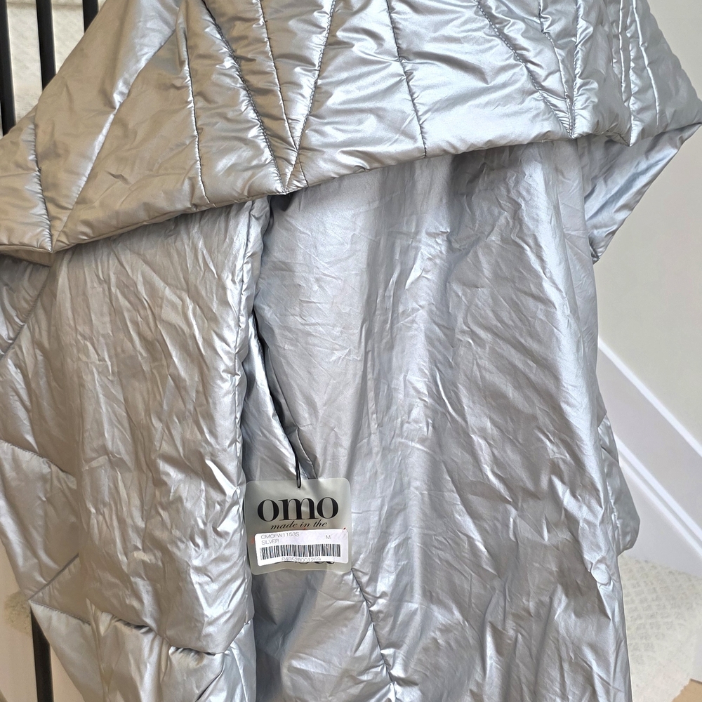 Norma Kamali Silver Sleeping Bag  Coat